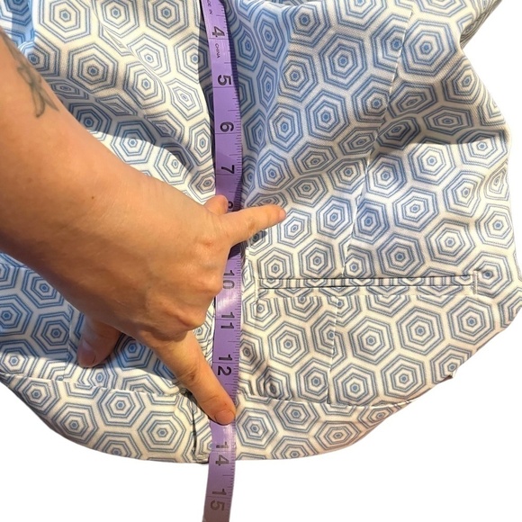 Slim Cropped Printed Pant 💙 - Picture 4 of 10